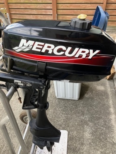 船外機　2馬力　マーキュリー　実働機　お話中