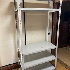 スチールラック②家具 収納家具 スチールラックの画像