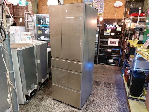 ✨安心の除菌洗浄済✨Panasonic2022年製 500L 6ドア冷蔵庫 NR-F508HPX-N【愛市IR016820-104】