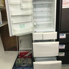 【ジャングルジャングル深井店】パナソニック  Panasonic   エコナビ搭載冷蔵庫 NR-EV41S5  411L  2019年式    大容量   大家族   ファミリータイプ   自動製氷付き  キッチン家電   クリーニング済 堺市 深井 【FU887】の画像