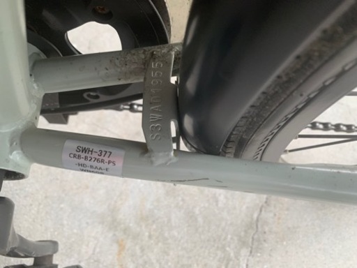 自転車　クロスバイク　6段変速