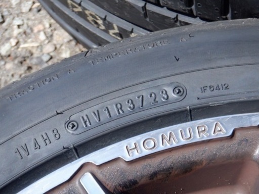 VWゴルフ[DBA-AUCJZ外し] 新品ノーマルタイヤ[225/45ZR17 FALKEN 23年] / 中古RAYS HOMURA