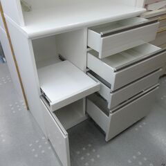 ニトリ　ポスティア　キッチンボード　食器棚　w100cm　モノ市場半田店【131】の画像