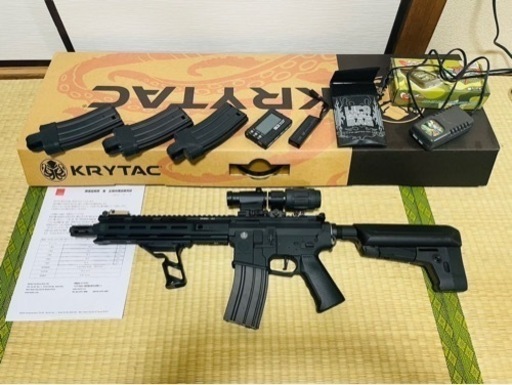 【電動ガン】【総額10万超】クライタック トライデント。KRYTAC TRIDENT Mk2 CRB-M 電子制御トリガー ※オプション多数！