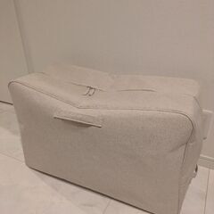 無印良品　ソフトボックス　大　ポリエステル綿麻混