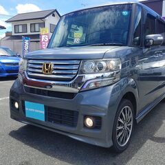 人気のNBOXカスタム！　ターボ付きSSパッケージ！　両側パワス...