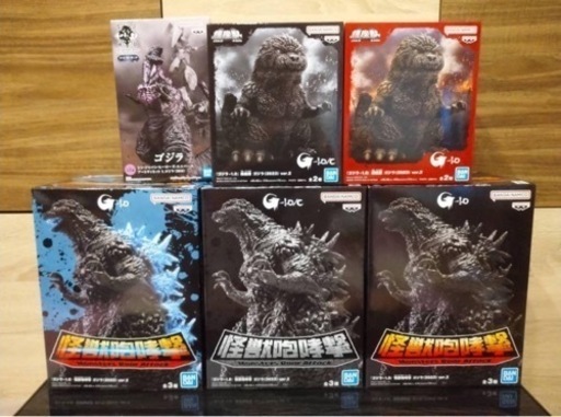 新品　ゴジラ　フィギュア　セット　6点　まとめ売り