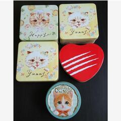 【未使用】空き缶  DADACA  カカオキャット  モロゾフ ...
