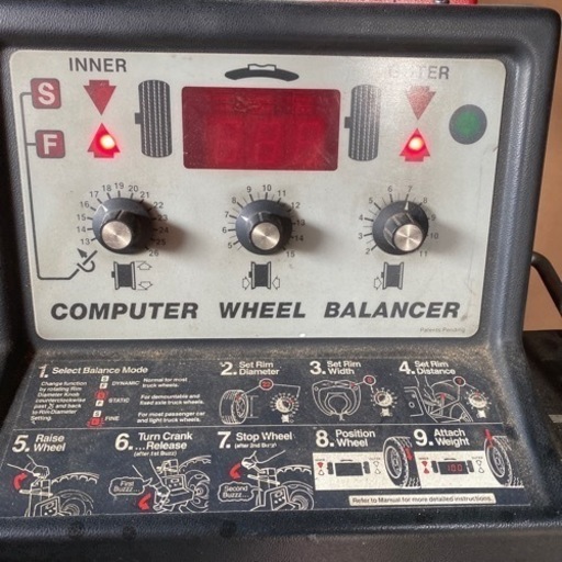 【調整済み】balco(snap-on)ホイールバランサー   
