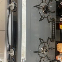 (終了)生活雑貨 調理器具 ガスコンロ2口　 