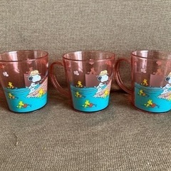 スヌーピー プラスチックコップ 3個セット