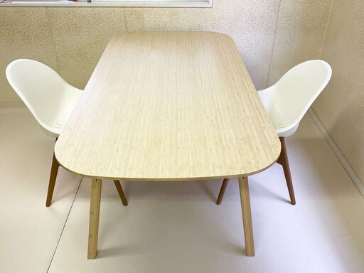 【受渡者決定】IKEA ダイニングテーブルセット イス2脚
