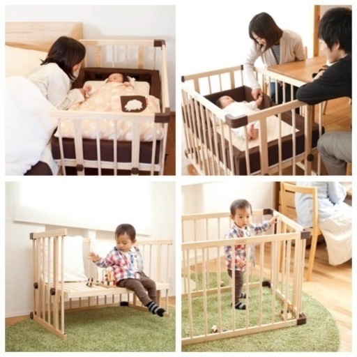 定価25,780円??添い寝可能✨ベビーベッド・マットレスセット??✨✨