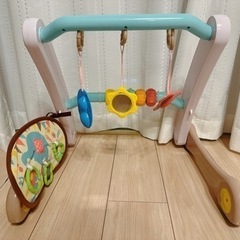 【美品】ピープル うちの赤ちゃん世界一 (R) スマート知育ジム&ウォーカーの画像