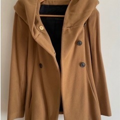 ZARA ミディアム丈ピーコートの画像