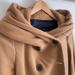 ZARA ミディアム丈ピーコートの画像