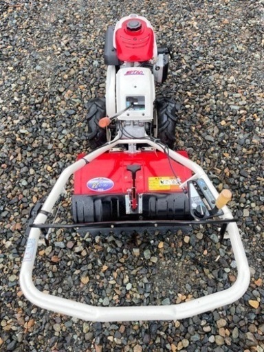 岩手　ヤンマー 管理機 MRT60 ポチ 作業幅約500㎜ RZロータリー 5.8馬力 正転/逆転 家庭菜園 畑 耕運機 ガソリン  倉庫内保管 中古