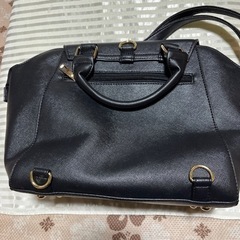 キティ　ショルダー手提げ　両用　黒バック　ネット決済ではありませんの画像