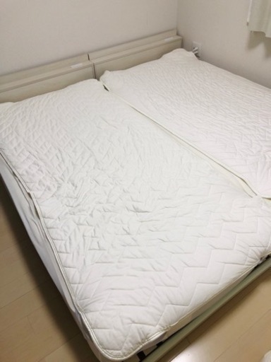 【取引中】【2台持っていってくださる方は2台で15000円】家具 ベッド シングルベッド マットレスセット