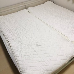 【取引中】【2台持っていってくださる方は2台で15000円】家具 ベッド シングルベッド マットレスセット