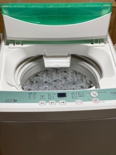 送料・設置込み可　洗濯機　7kg ヤマダ　2018年