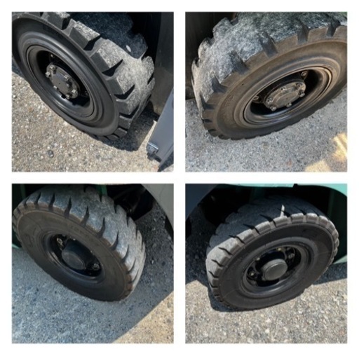 【中古】2857h 三菱 1.5トンクラス フォークリフト FG15Dフルフリー 3段4.5mマスト マニュアル車ノーパンク   
