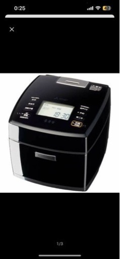 三菱電機 本炭釜 NJ-SWD06-B【黒曜】 22年製