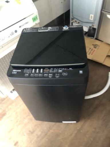 NO 254  ?福岡市内配送設置無料✨?　2022年 ハイセンス 5．5kg全自動洗濯機 keyword マットブラック HW-G5