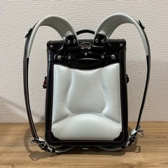 中古 ランドセル 黒 ブラック×レッドの画像