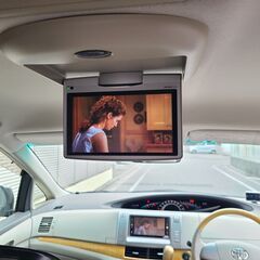 エスティマ2.4 アエラスGエディション　H19　車検6/10　73000ｋ　純正HDDナビ＆フルセグTV　フリップダウンモニター　カラーバックカメラ 　両側パワースライド　純正エアロ＆１７ＡＷ　キセノン　7人乗り　1オーナー記録簿の画像