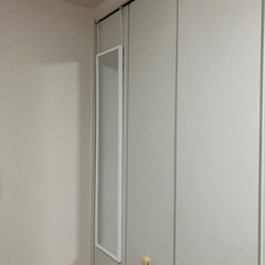 【お取引者様決定】ニトリ ドア掛けミラーの画像