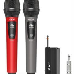 ワイヤレスマイク２本 無線カラオケマイク楽器