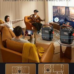 ワイヤレスマイク スピーカーセット 拡声器 Bluetooth 5.0　家電 オーディオの画像