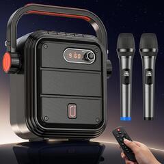 ワイヤレスマイク スピーカーセット 拡声器 Bluetooth ...