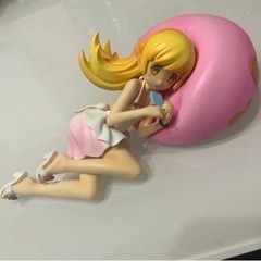 忍野忍(おしのしのぶ) ドーナツクッション フィギュア 物語シリーズ プライズ品  美少女 夏 ビーチウェアの画像
