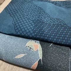 【お話中】着物　小紋　2着　リメイク　材料に