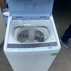 NO 254 🌈福岡市内配送設置無料✨🌈　日立 全自動洗濯機 ビートウォッシュ 洗濯容量7kg 本体幅53cm 大流量ナイアガラビート洗浄 洗濯槽自動おそうじ BW-V70Aの画像
