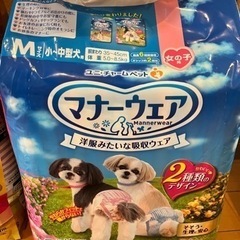 犬のご飯オムツセットの画像