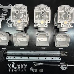 XJR400R 4HM キャブレター　部品取り　ブラスト処理