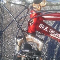 【取引終了】SHIMANO マウンテンバイク MTB 26インチ 3×6変速 メタリックレッドの画像