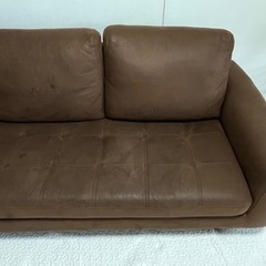 レザーファブリックL字ソファー✨の画像