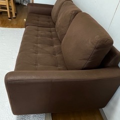 レザーファブリックL字ソファー✨の画像