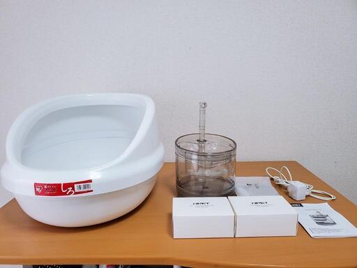 猫トイレ・給水器一式(交換フィルター付)