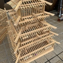 竹細工　鳥かご