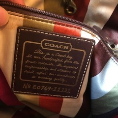 COACHトートバッグの画像
