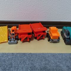 工事現場の車5台セット（ハッピーセット、他）