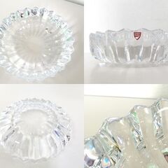 オレフォス クリスタル ボウル 直径23cm Orrefors Sweden ガラス 食器 札幌市 北区 屯田の画像