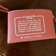 【7月14日まで掲載】コーチ フルーツ柄　リバーシブルトートバッグ  ピンク の画像