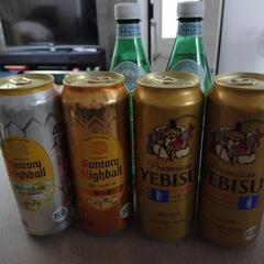 差し上げます　ハイボール　エビスビール　炭酸水