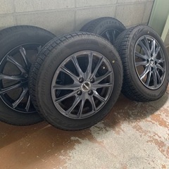 ブリヂストン　BLIZZAK VRX2　155/65R14 PCD100×4穴　23年製造　アルミホイール付4本セット！